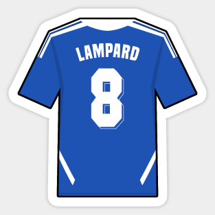 Lampard Chelsea 11/12 UCL Winner Jersey Sticker